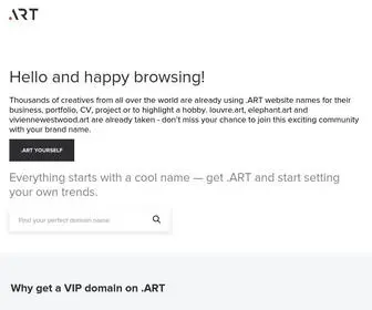 Com.art(Hello and happy browsing) Screenshot
