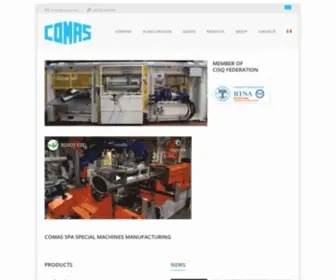 Comas.com(Costruzione macchine speciali) Screenshot