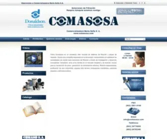 Comasosa.com(Filtros en Guatemala) Screenshot