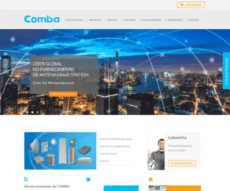 Comba-Telecom.com.br(COMBA TELECOM BRASIL) Screenshot