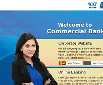 Combank.net(Commercial Bank of Ceylon PLC) Screenshot