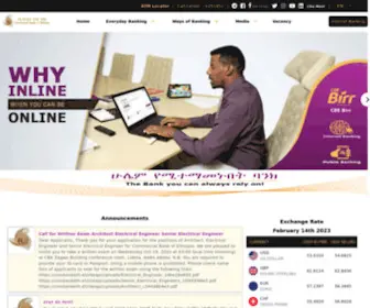 Combanketh.et(Commercial Bank of Ethiopia) Screenshot