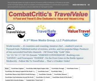 Combatcritic.com(CombatCritic's "TravelValue") Screenshot