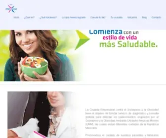 Combateobesidad.com(Comprometidos en luchar contra sobrepeso) Screenshot