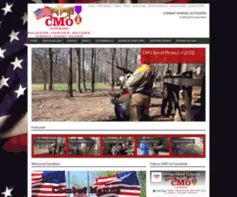 Combatmarineoutdoors.org(A 501(c)(3) Corporation) Screenshot