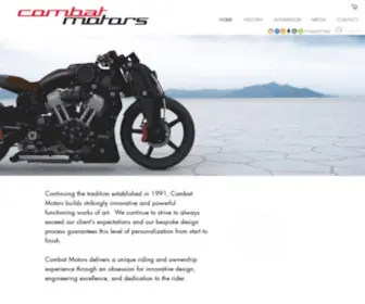 Combatmotors.com(Combat Motorcycles) Screenshot