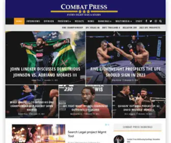 Combatpress.com(Combat Press) Screenshot