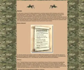 Combatreform.org(1st Tactical Studies Group (Airborne)) Screenshot