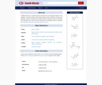 Combi-Blocks.com(Boronic acids) Screenshot