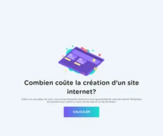 Combiencoutemonsiteinternet.com(Combien) Screenshot