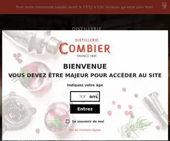 Combier.fr(Distillerie artisanale à Saumur) Screenshot