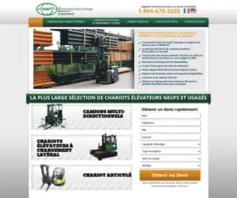 Combilift.quebec(Combilift Chariot Elevateurs Montreal) Screenshot