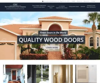 Combinationdoor.com(Wooden Door Manufacture Company) Screenshot