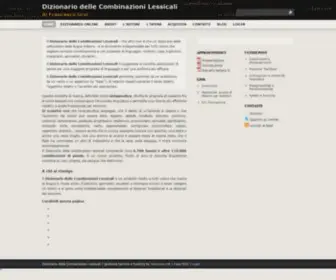 Combinazioni-Lessicali.com(Dizionario delle Combinazioni Lessicali) Screenshot