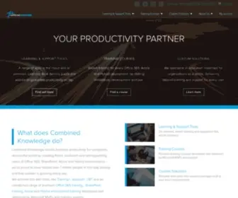 Combined-Knowledge.com(Your Productivity Partner) Screenshot