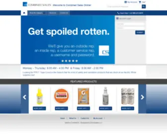 Combinedsales.com(Combined Sales) Screenshot