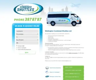 Combinedshuttles.co.nz(Wellington Combined Shuttles Ltd) Screenshot