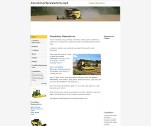 Combineharvesters.net(Combine Harvesters) Screenshot