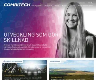 Combitech.se(Digitalisering med människan i fokus) Screenshot