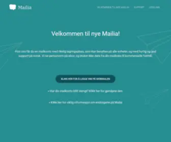 Combitel.no(Velkommen til Mailia) Screenshot