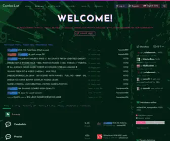 Combo-List.net(Тестовый сайт на WordPress) Screenshot