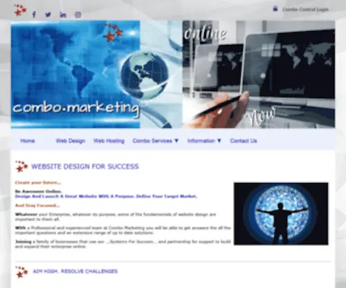 Combo.marketing(Combo Marketing Website Design Hosting eCommerce) Screenshot