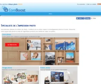 Comboost.com(Album photo et livre photo personnalisé) Screenshot