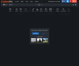 Combopix.com(Online Photo Editor) Screenshot