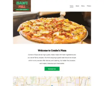 Combospizza.com(Combo's Pizza) Screenshot