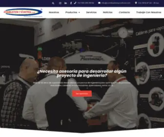 Combustionycontrol.com(Combustion y Control) Screenshot