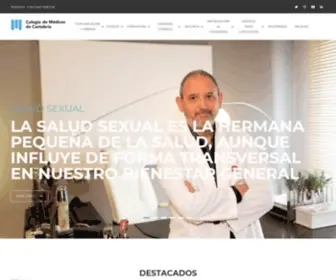 Comcantabria.es(Colegio Oficial de Médicos de Cantabria) Screenshot