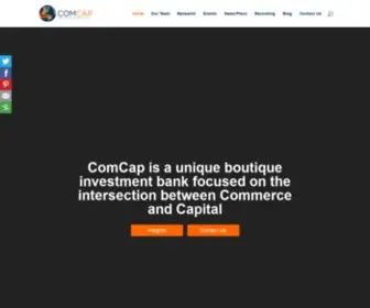 Comcapllc.com(ComCap where commerce meets capital) Screenshot