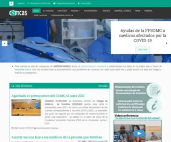 Comcas.es(El Colegio Oficial de Médicos de Castellón (COMCAS)) Screenshot