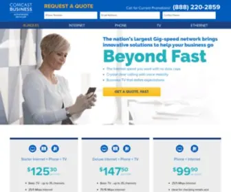 Comcastbusinessoffers.com(Business Internet & Phone Bundles) Screenshot
