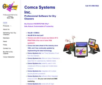 Comcasystems.com(POS for Dry Cleaners) Screenshot