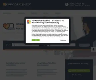 Comcave.de(Weiterbildung, Umschulung, Seminare | COMCAVE.COLLEGE®) Screenshot
