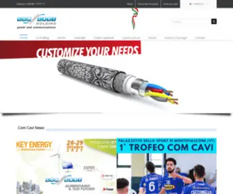 Comcavi.it(Com Cavi S.p.A) Screenshot