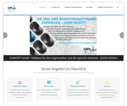 Comcept-Koeln.de(COMCEPT GmbH) Screenshot