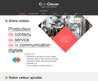 Comclever.com(Experts en Stratégie Digitale) Screenshot