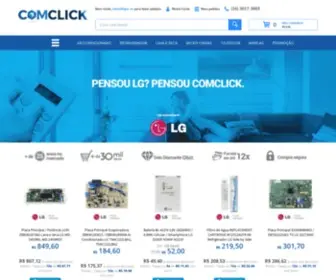 Comclick.com.br(Peças e Acessórios para seu eletrônico e eletrodoméstico) Screenshot