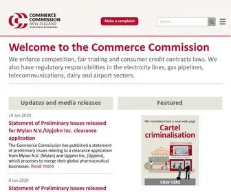 ComCom.govt.nz(Commerce Commission) Screenshot