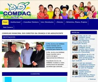 Comdacbelem.com.br(COMDAC) Screenshot