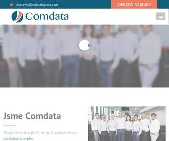 Comdataczech.cz(Comdata Czech) Screenshot