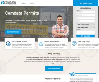 Comdatapermits.com(Comdata Permits) Screenshot