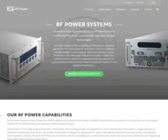 Comdel.com(RF Power Systems) Screenshot