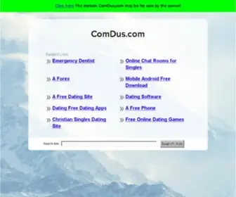 Comdus.com(Tech & Games) Screenshot