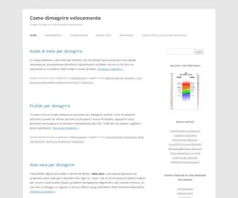Come-Dimagrire-Velocemente.net(Come dimagrire velocemente) Screenshot