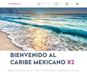 Come2Mexicancaribbean.com(Ven al Caribe Mexicano X2) Screenshot