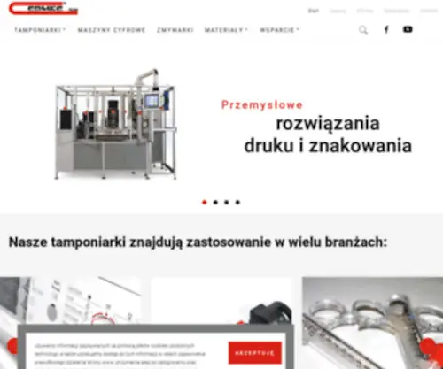 Comec.pl(Kompleksowe rozwiązania w tampodruku) Screenshot