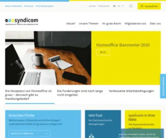 Comedia.ch(Syndicom Gewerkschaft) Screenshot